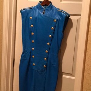 Michael Hoban leather dress